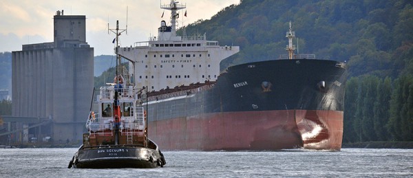 Le port de Rouen, 1er port cÃ©rÃ©alier ouest EuropÃ©en - Photo : Patrice Le Bris